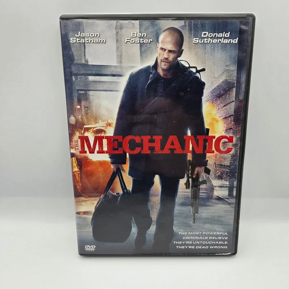 The Mechanic DVD Jason Statham Ben Foster Action Movie Widescreen 2011 Rated R
